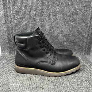 Cole Haan Grand Woodbury Waterproof Hiking Boots Black Leather Mens 12 M C39293